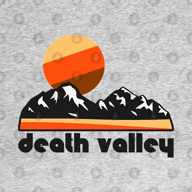 Retro Death Valley ))(( Tourist Souvenir National Park Design by darklordpug